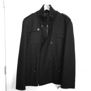 Banana Republic Black Wool Lined Jacket